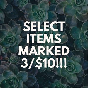 3/$10 Sale!!!!